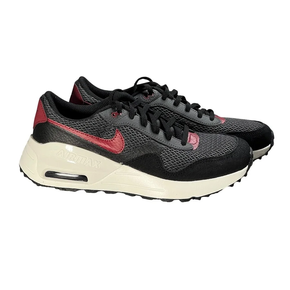 NEW Nike Air Max SC Boys 7Y / Wmns 8.5‎ Black Red Sneakers CZ5358-009 Low Shoes